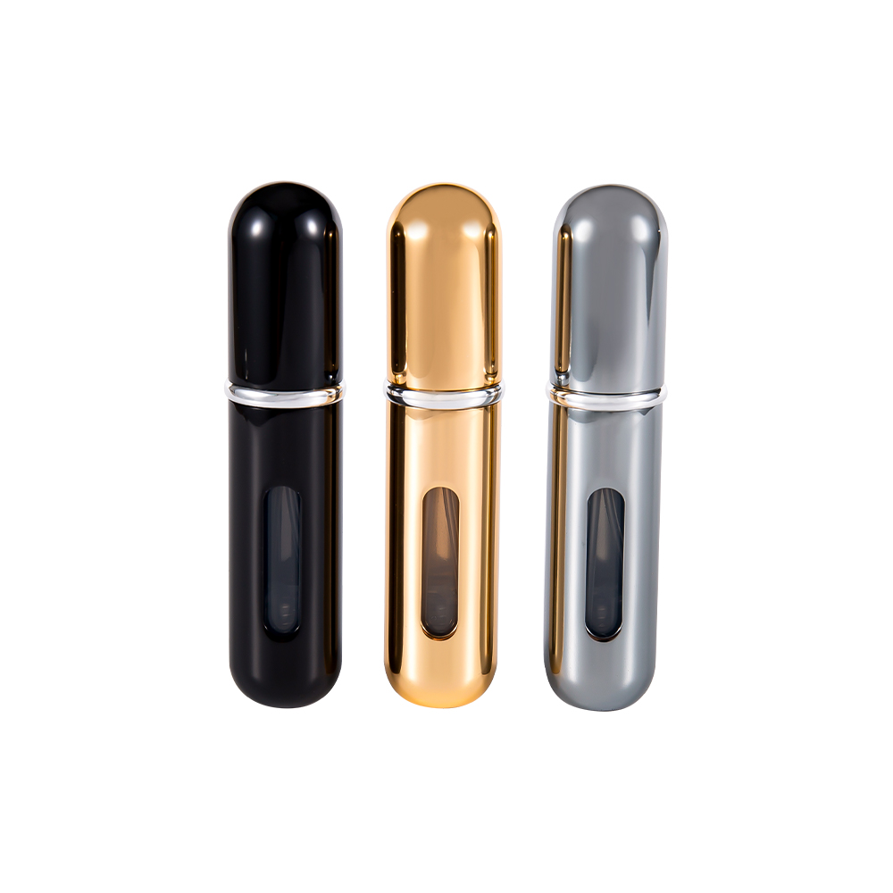 5ML Round Bottom Refill Perfume Utrem Aluminium customizable Color et Logo