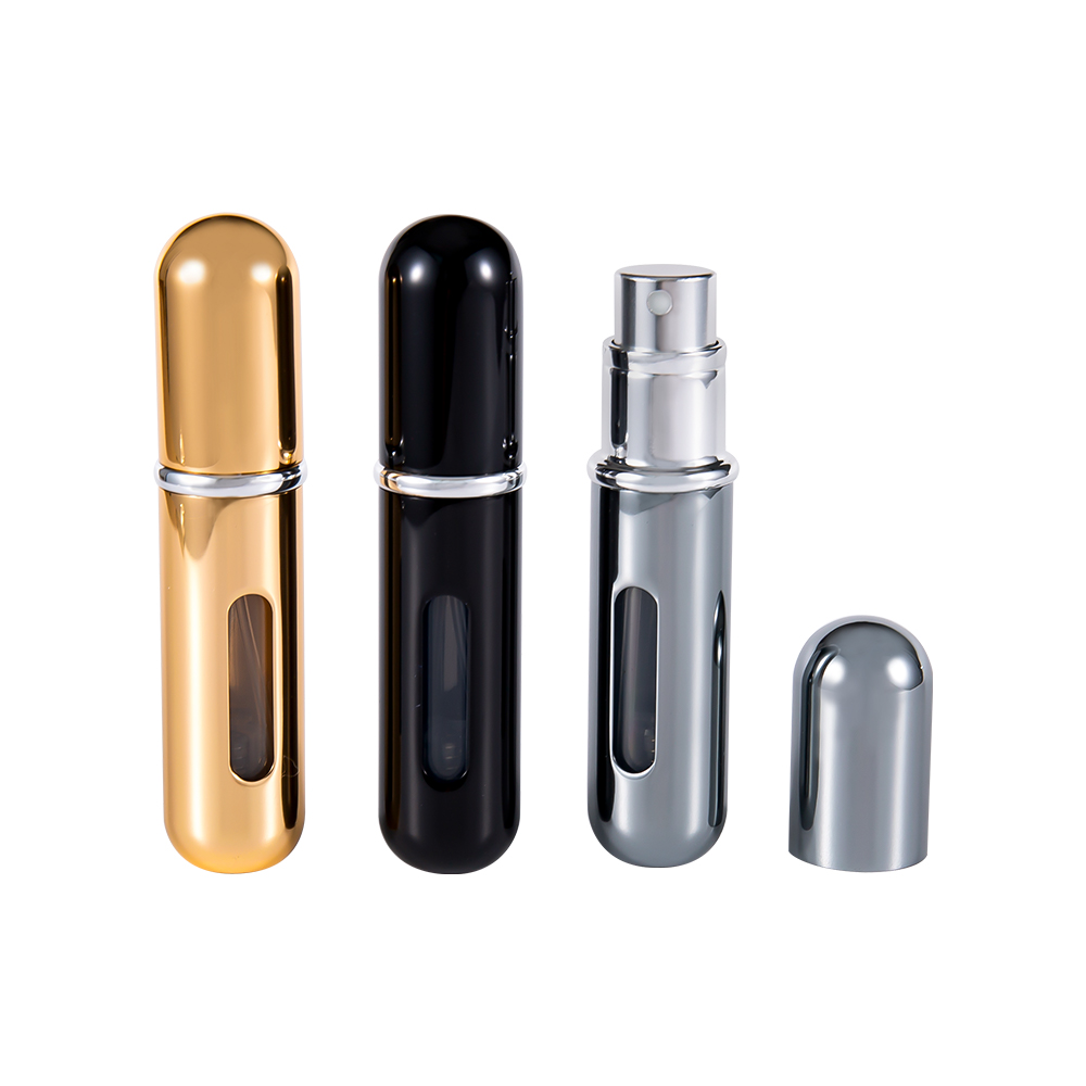 5ML Round Bottom Refill Perfume Utrem Aluminium customizable Color et Logo